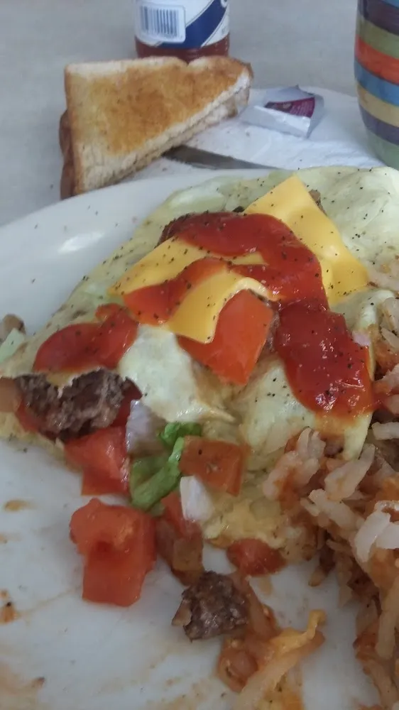 Cheeseburger Omelet